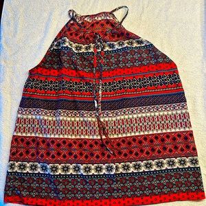 Multi colored tank top.